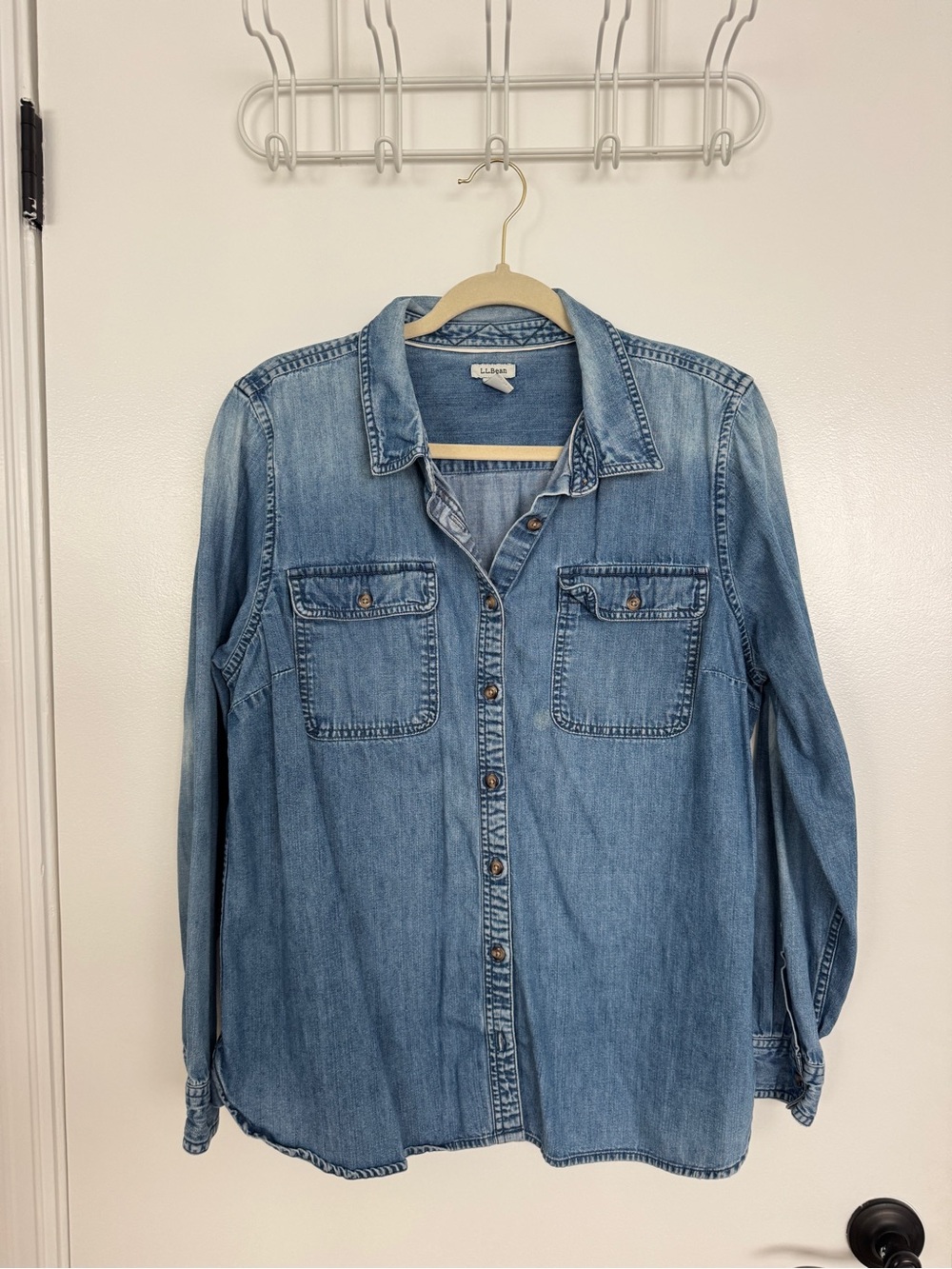 LL Bean Denim Top